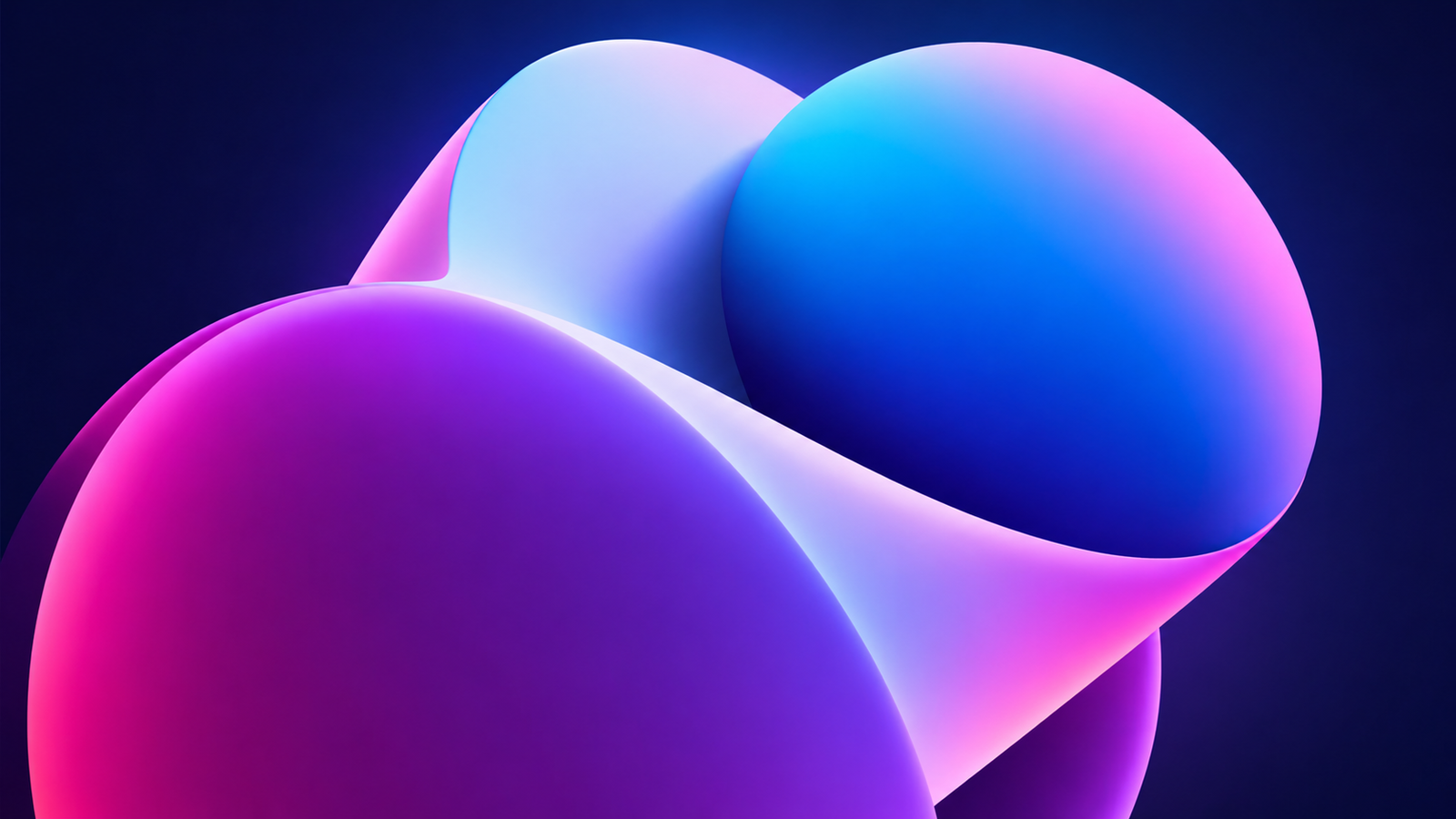 Abstract Blue Pink Flow 4K Desktop Wallpaper