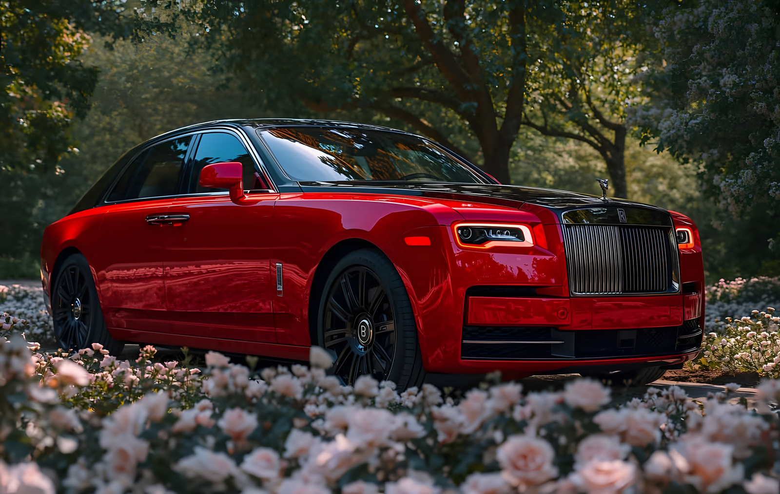 Rolls‑royce Cullinan Red Luxury 4k Desktop Wallpaper