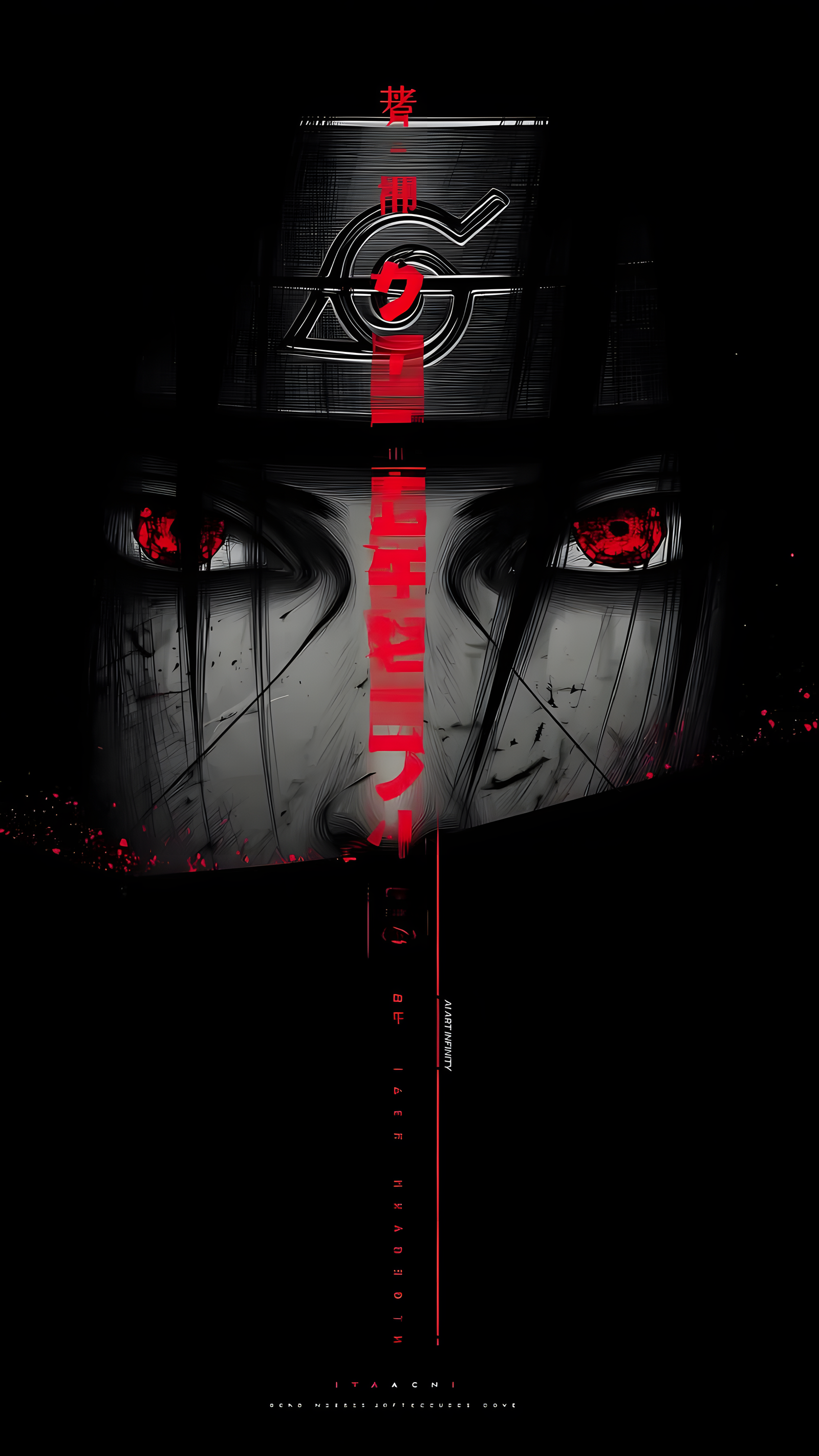 Itachi Uchiha Shadow Gaze 4K Mobile Wallpaper Free Download | WatchOut Walls